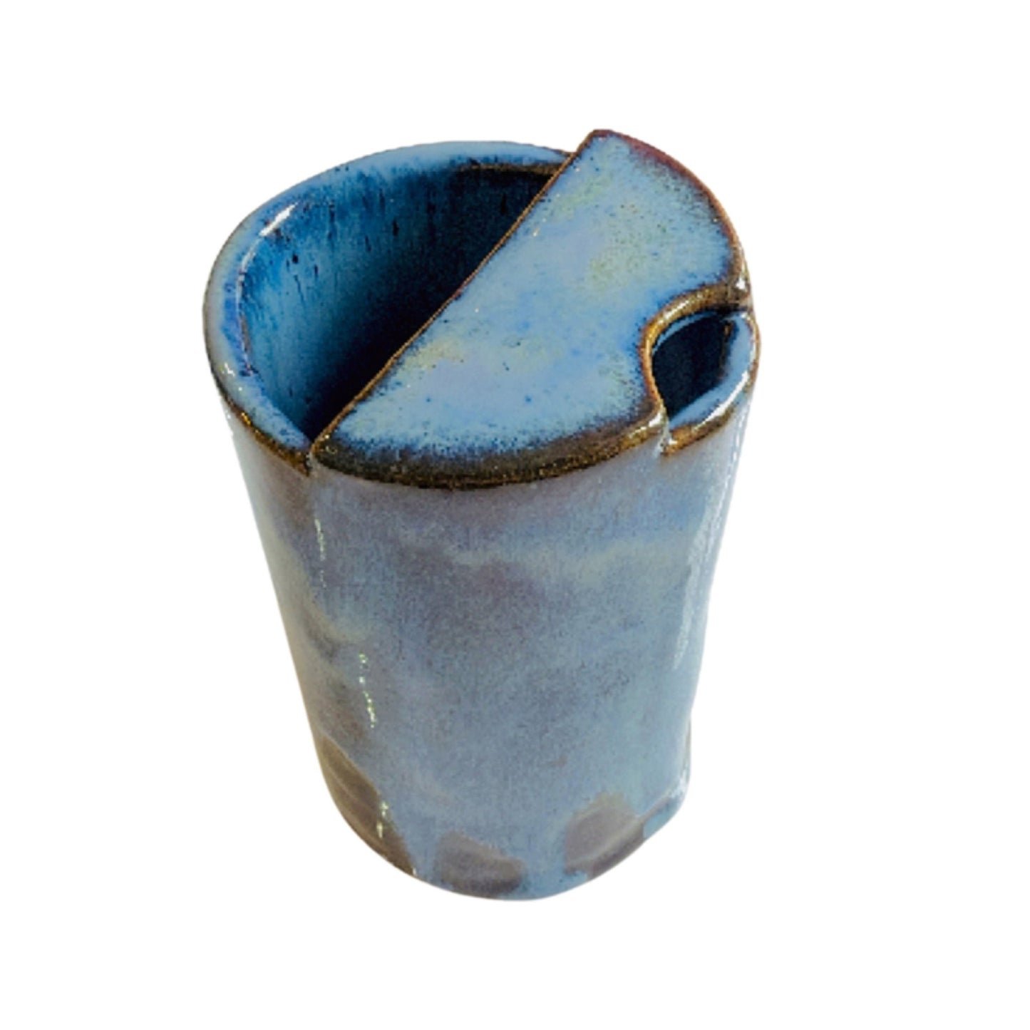 Blue Ceramic Travel Cup - octoberandpals