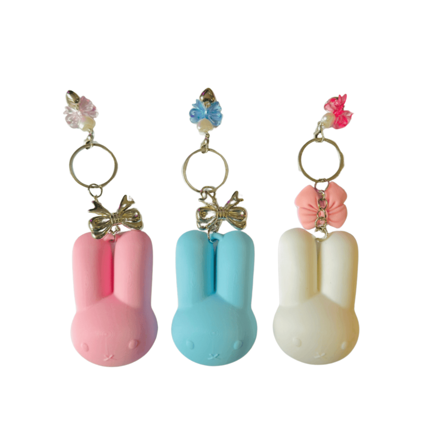 Bunny Keychains - octoberandpals