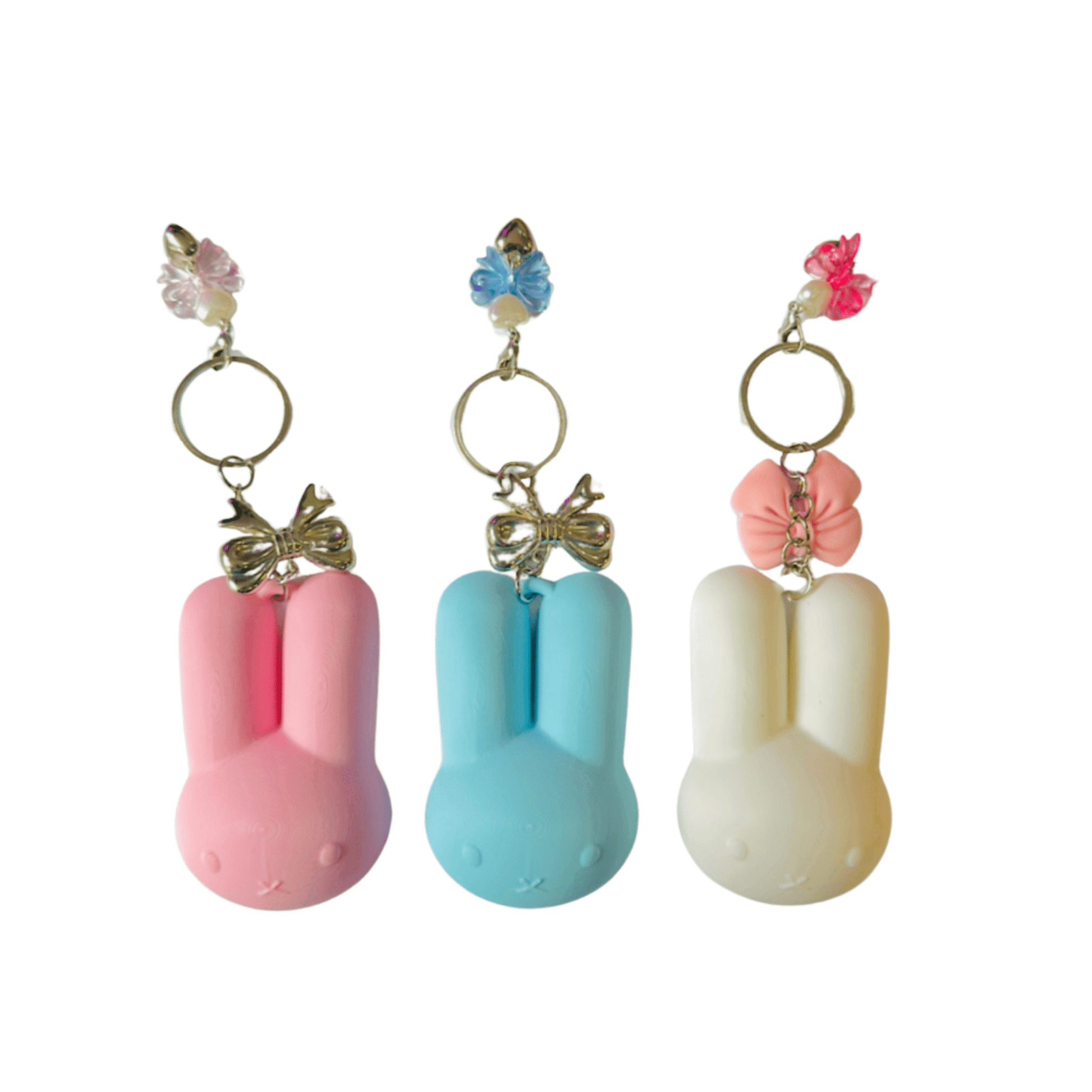 Bunny Keychains - octoberandpals