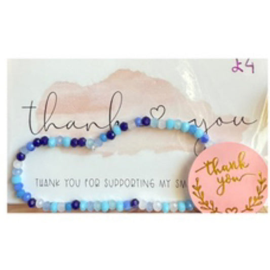 Dainty bead bracelet - octoberandpals